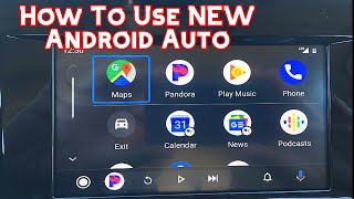 How To Use The NEW Android Auto [upl. by Linker885]