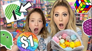 FIDGET SHOPPING AT DOLLAR TREE 🤑 NO BUDGET WE HIT THE JACKPOT [upl. by Meehsar]