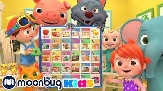 ABC Phonics Song  CoComelon  Moonbug Literacy [upl. by Yesak]