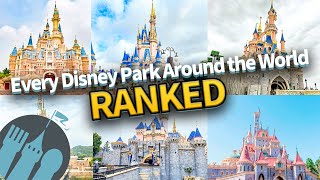 Every Disney Park Around the World RANKED [upl. by Ahsemad]