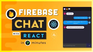 I built a chat app in 7 minutes with React amp Firebase [upl. by Ecnadnak]