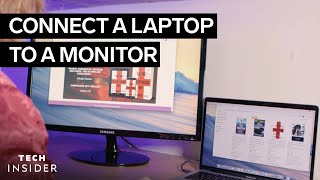 How To Connect A Laptop To A Monitor [upl. by Ludba926]