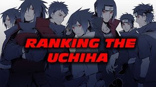 Ranking the Uchiha from Weakest to Strongest [upl. by Ellehctim]