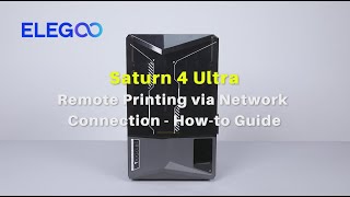 Saturn 4 Ultra Remote Printing via Network Connection Howto Guide [upl. by Benjamin600]