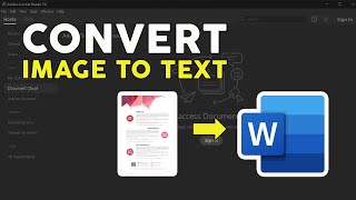 How to Convert Scanned PDF Image into Editable Text in Word [upl. by Acinomad913]