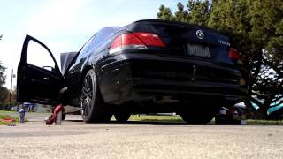 2006 BMW 760i 760li muffle delete  start up [upl. by Shanon]