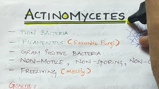 Actinomycetes  Micribiology  Handwritten notes [upl. by Roee]