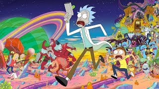 RICK amp MORTY ON ACID Trippy Video [upl. by Meelas724]