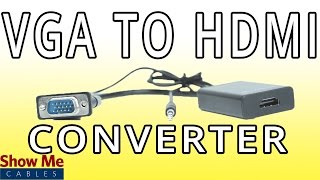 VGA To HDMI Converter  Change Video Signals From Analog To Digital 47300005 [upl. by Milore]