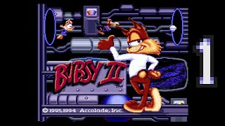 Bubsy II SNES Playthrough Part 1 Grand Tour East Wing  1st Floor [upl. by Alisen608]