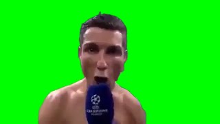 quotSUIIIIIquot  Ronaldo Meme HD GREEN SCREEN [upl. by Yeoj]