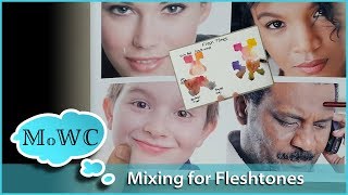 How I Mix Flesh Tones in Watercolor [upl. by Fridlund]