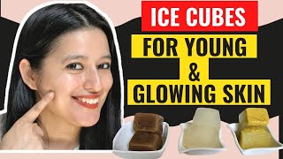 Benefits of Ice on Face  Applying Ice on Face For Glowing Tight Skin [upl. by Mariejeanne]