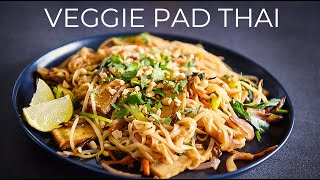 Vegetarian Pad Thai Recipe TO MAKE TONIGHT ผัดไทย [upl. by Giavani660]